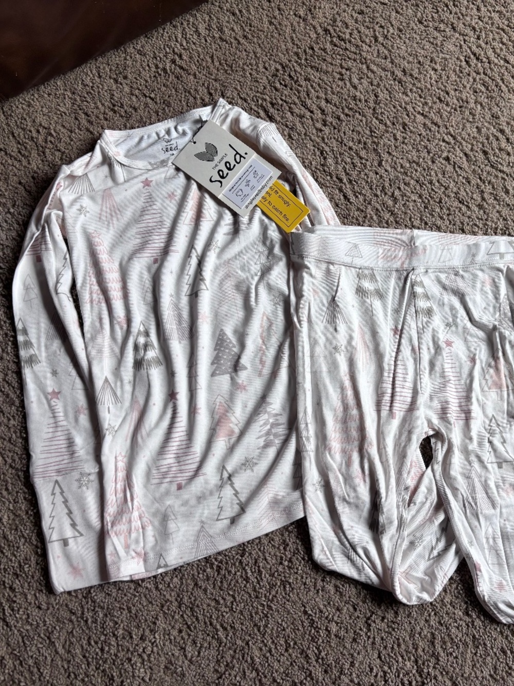 NWT - The Simple Seed size 7/8 2-piece Jammies / PJ set